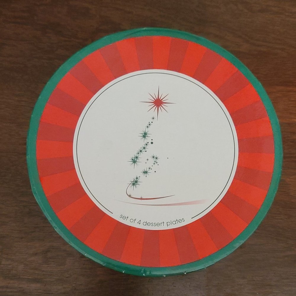 Christmas Dessert Plates